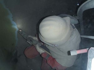 sandblasting for tank lining