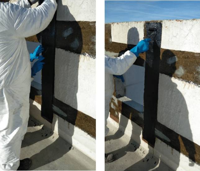 frp wrap, concrete strengthening