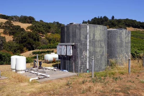 fire water tank repair california